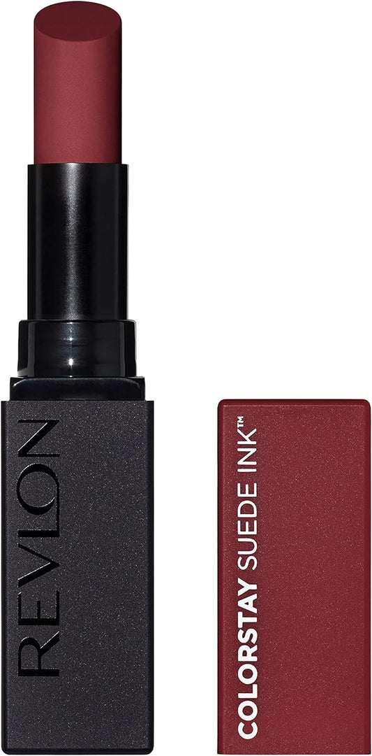 , Colorstay Suede Ink, Rouge À Lèvres, Fini Mat, Couleur Vibrante, Formule Soin & Vegan, Infusée En Vitamine E, N°019 in the Zone, 2,55 G