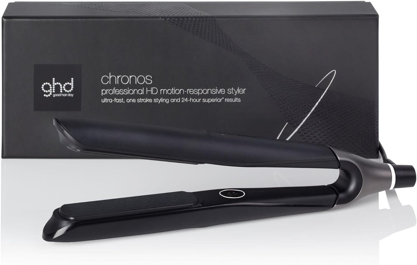 - Styler Chronos - Lisseur Cheveux (Noir) - Tous Types Cheveux - Coiffage 3X plus Rapide