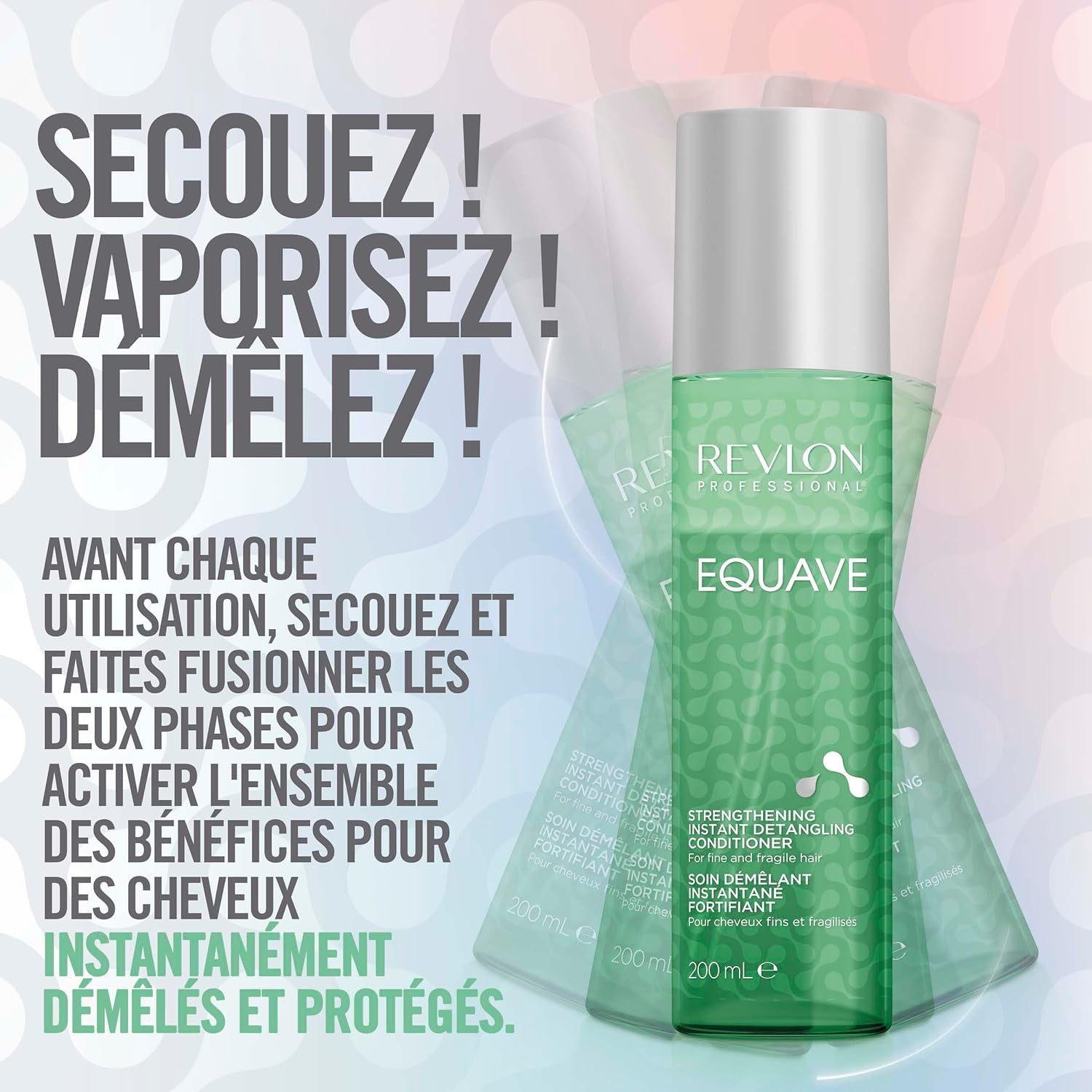 Equave™ Soin Démêlant Bi-Phase Fortifiant, 200Ml